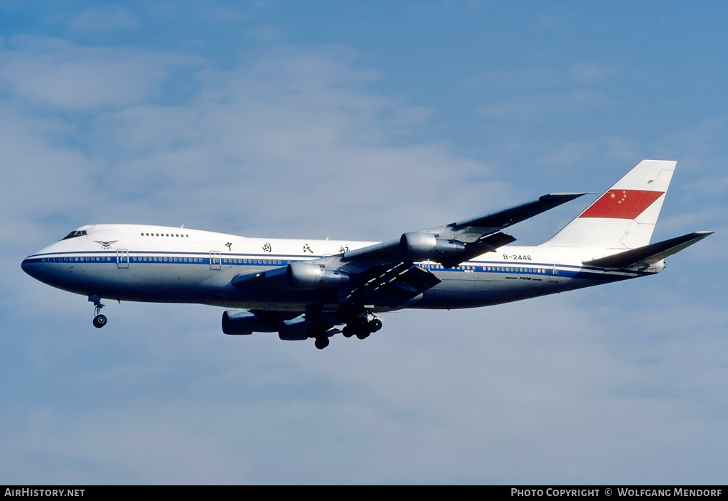 Aircraft Photo of B-2446 | Boeing 747-2J6BM | CAAC - Civil Aviation Administration of China | AirHistory.net #531069