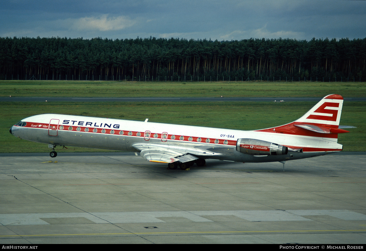 Aircraft Photo of OY-SAA | Aerospatiale SE-210 Caravelle 12 | Sterling Airways | AirHistory.net #531074
