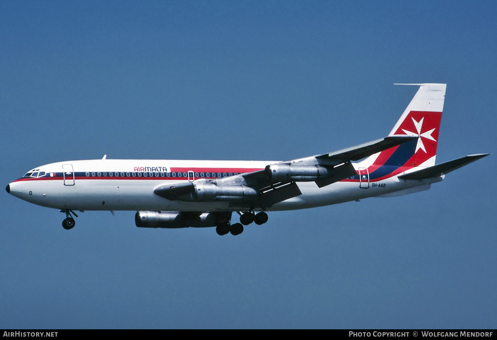 Aircraft Photo of 9H-AAO | Boeing 720-047B | Air Malta | AirHistory.net #531085