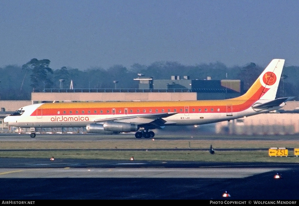 Aircraft Photo of 6Y-JII | McDonnell Douglas DC-8-62H | Air Jamaica | AirHistory.net #531090