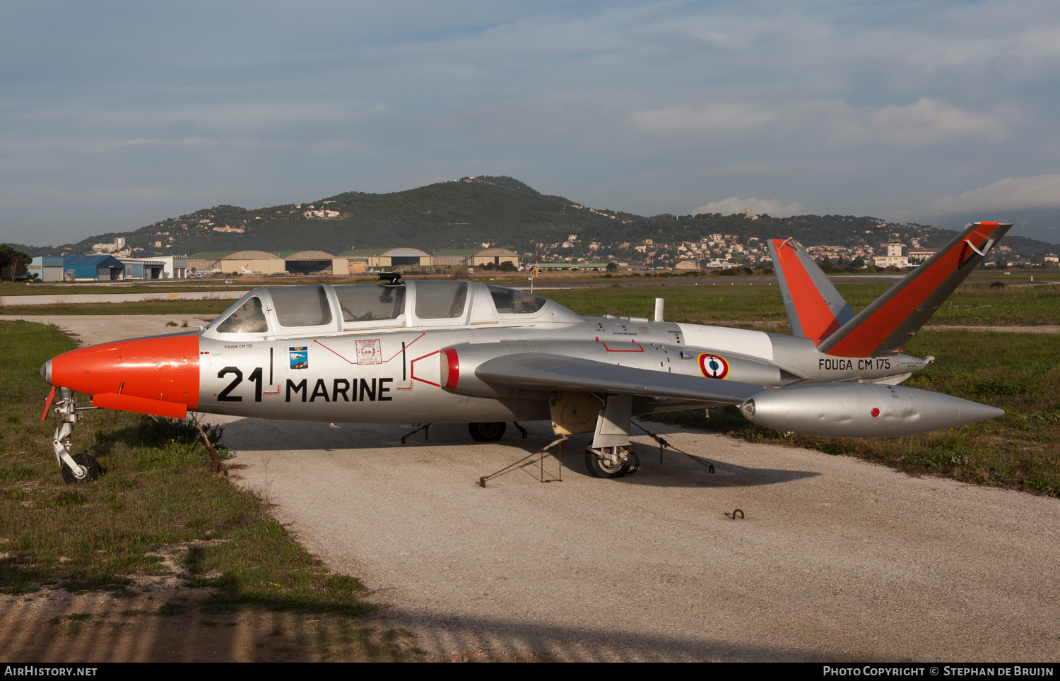Aircraft Photo of 21 | Fouga CM-175 Zéphyr | France - Navy | AirHistory.net #531131