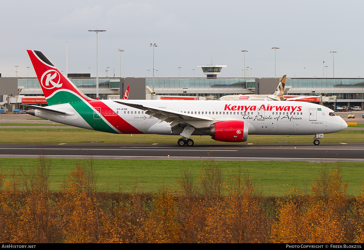 Aircraft Photo of 5Y-KZB | Boeing 787-8 Dreamliner | Kenya Airways | AirHistory.net #531143