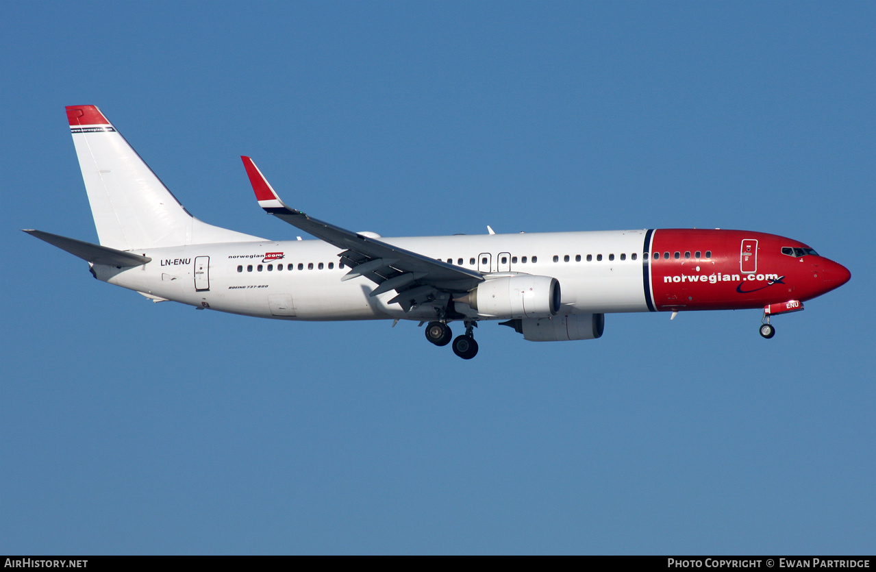 Aircraft Photo of LN-ENU | Boeing 737-8JP | Norwegian | AirHistory.net #531157