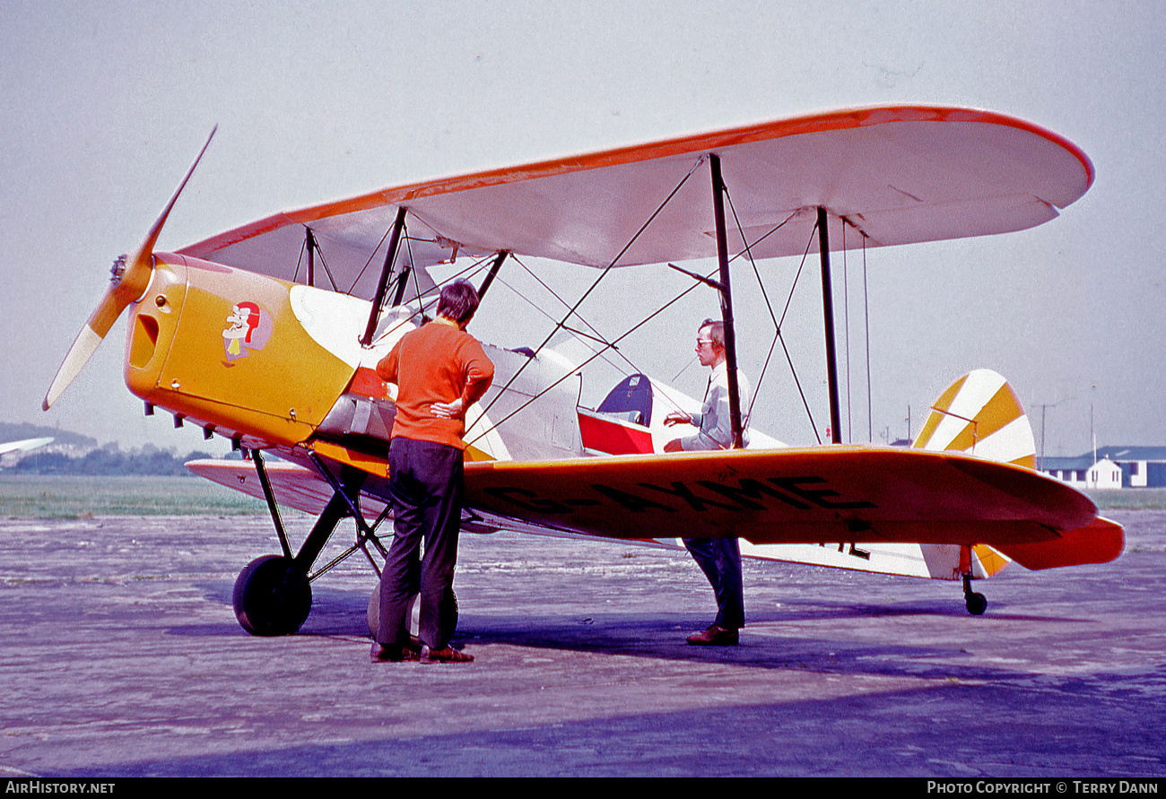 Aircraft Photo of G-AXME | SNCAN Stampe SV-4C | AirHistory.net #531159