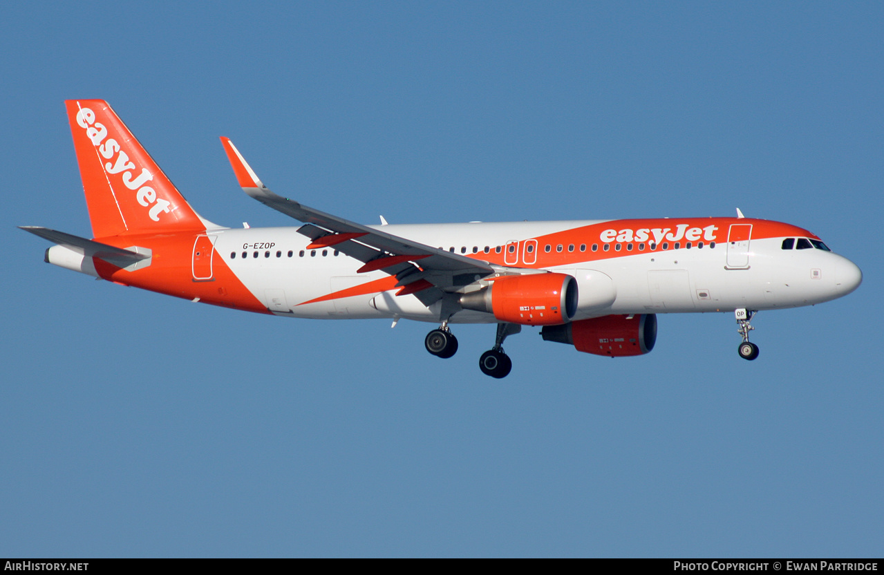 Aircraft Photo of G-EZOP | Airbus A320-214 | EasyJet | AirHistory.net #531161