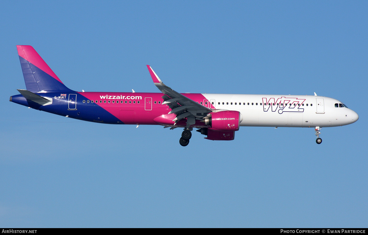 Aircraft Photo of G-WUKT | Airbus A321-271N | Wizz Air | AirHistory.net #531183