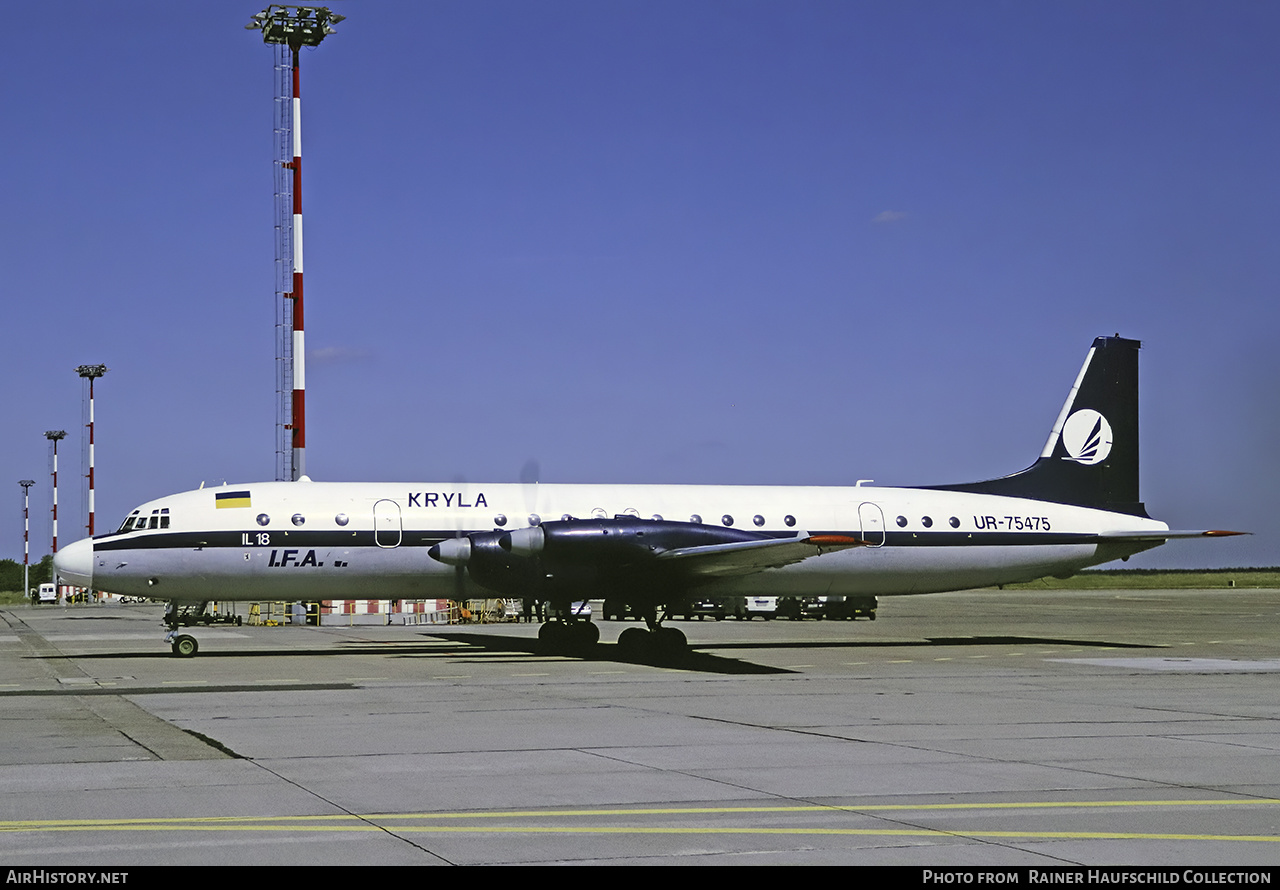 Aircraft Photo of UR-75475 | Ilyushin Il-18V | Kryla | AirHistory.net #531220
