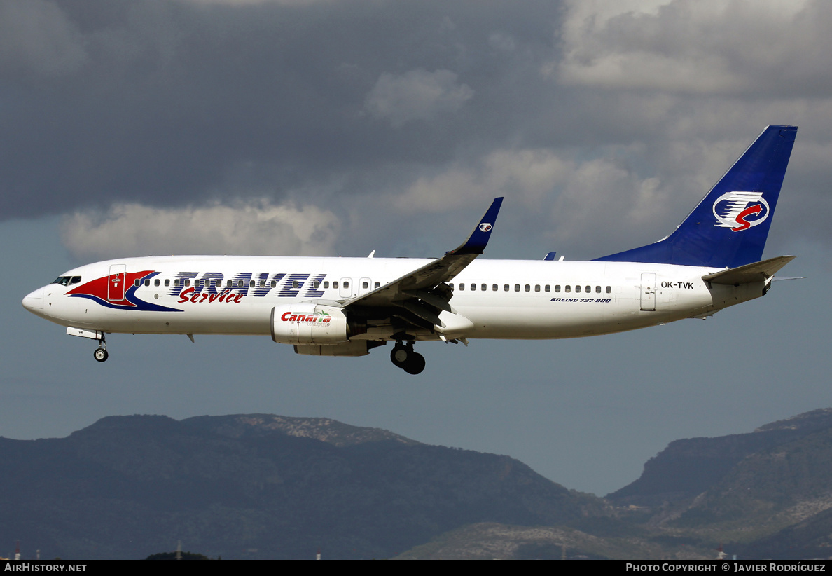 Aircraft Photo of OK-TVK | Boeing 737-86N | Travel Service | AirHistory.net #531232