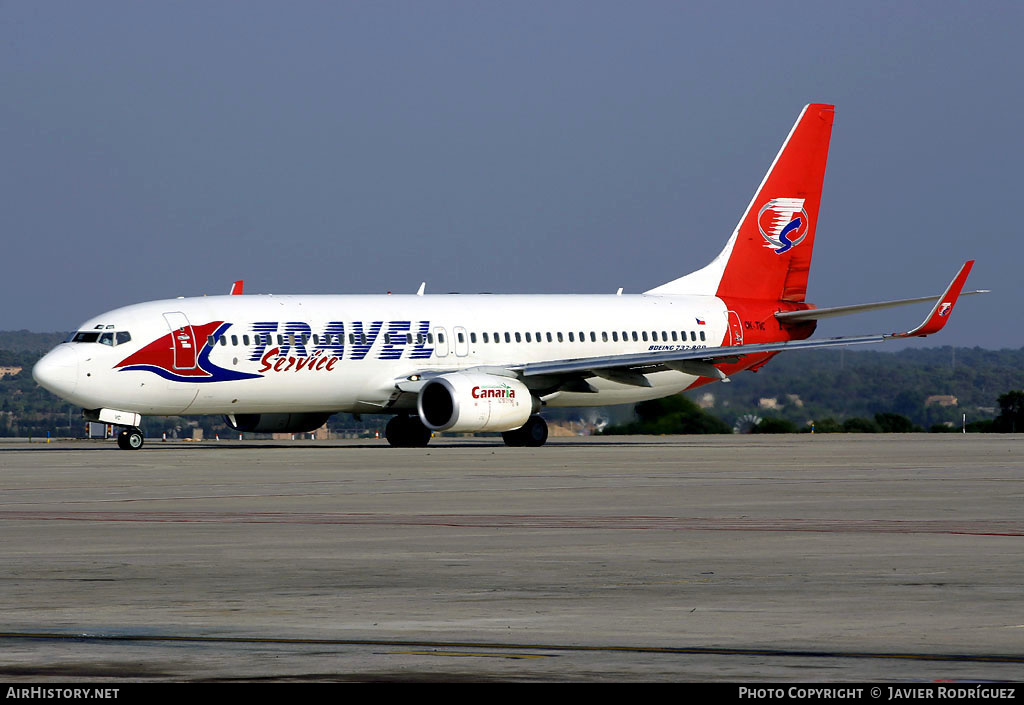 Aircraft Photo of OK-TVC | Boeing 737-86Q | Travel Service | AirHistory.net #531242