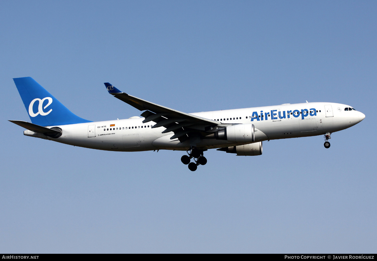 Aircraft Photo of EC-KTG | Airbus A330-202 | Air Europa | AirHistory.net #531243