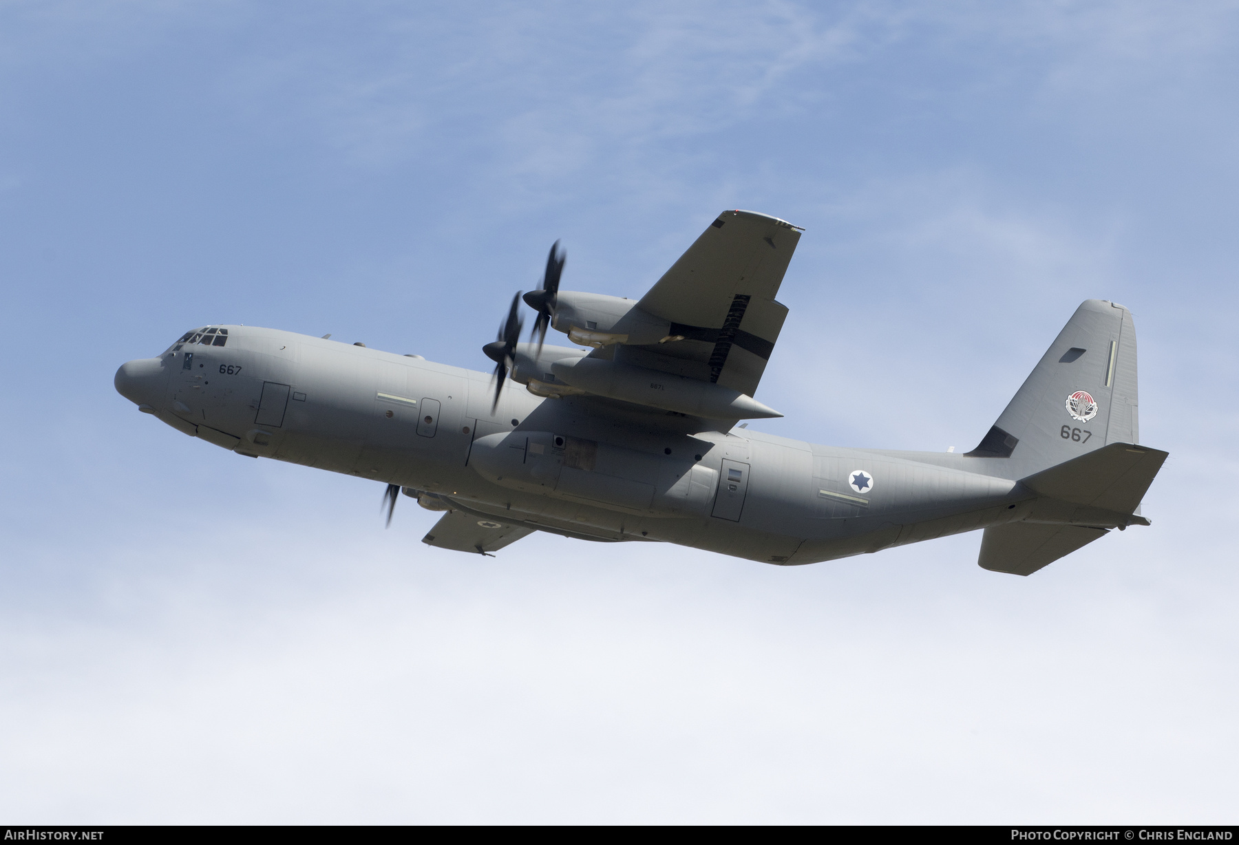 Aircraft Photo of 667 | Lockheed Martin C-130J-30 Hercules | Israel - Air Force | AirHistory.net #531245