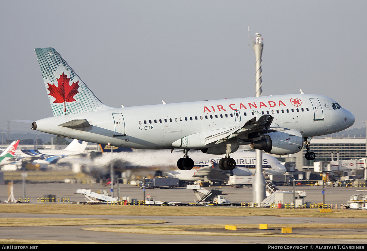 Aircraft Photo of C-GITR | Airbus A319-112 | Air Canada | AirHistory.net #531261