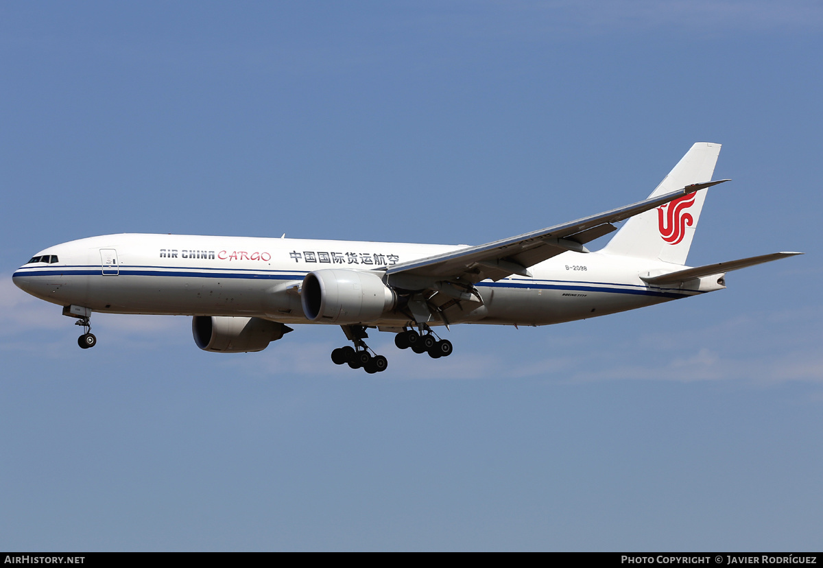 Aircraft Photo of B-2098 | Boeing 777-FFT | Air China Cargo | AirHistory.net #531283