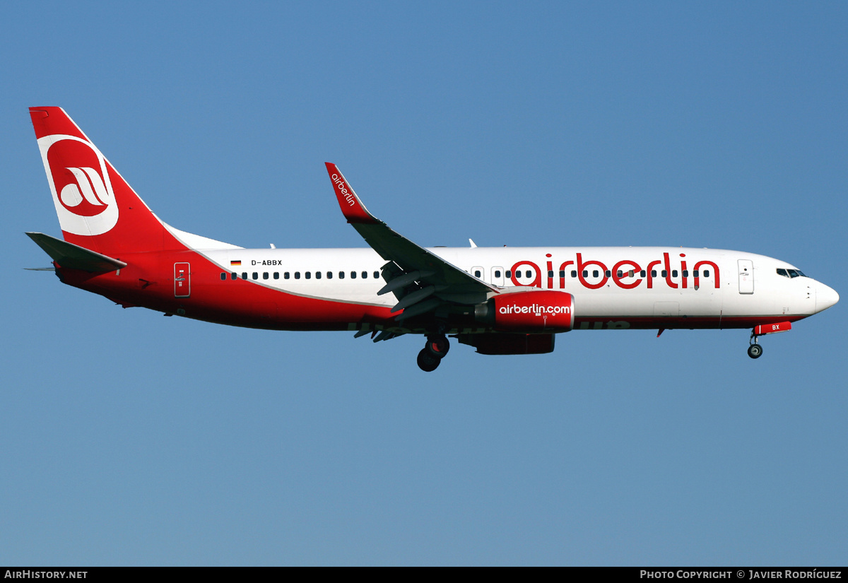 Aircraft Photo of D-ABBX | Boeing 737-808 | Air Berlin | AirHistory.net #531304