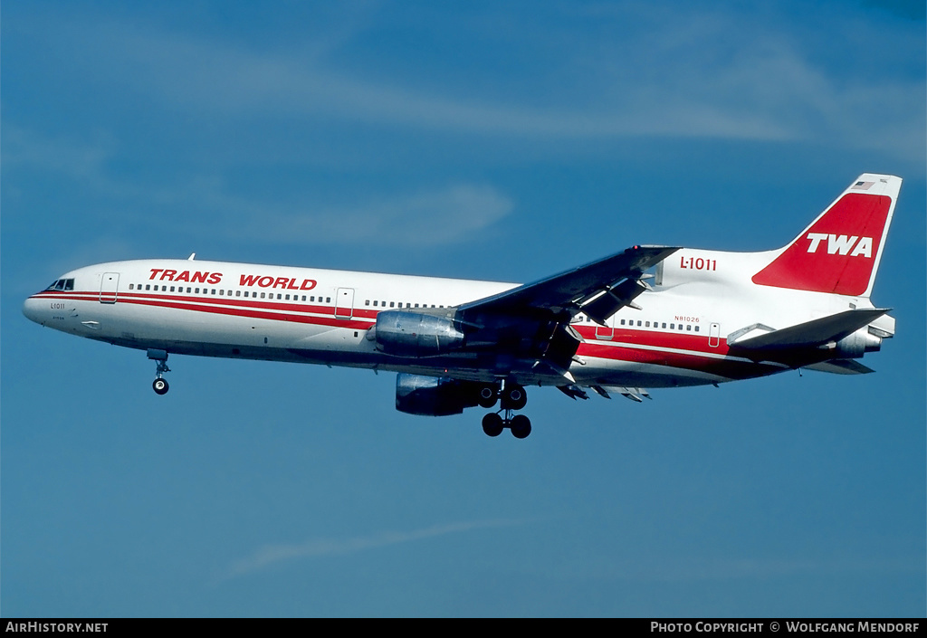 Aircraft Photo of N81026 | Lockheed L-1011-385-1-15 TriStar 100 | Trans World Airlines - TWA | AirHistory.net #531305