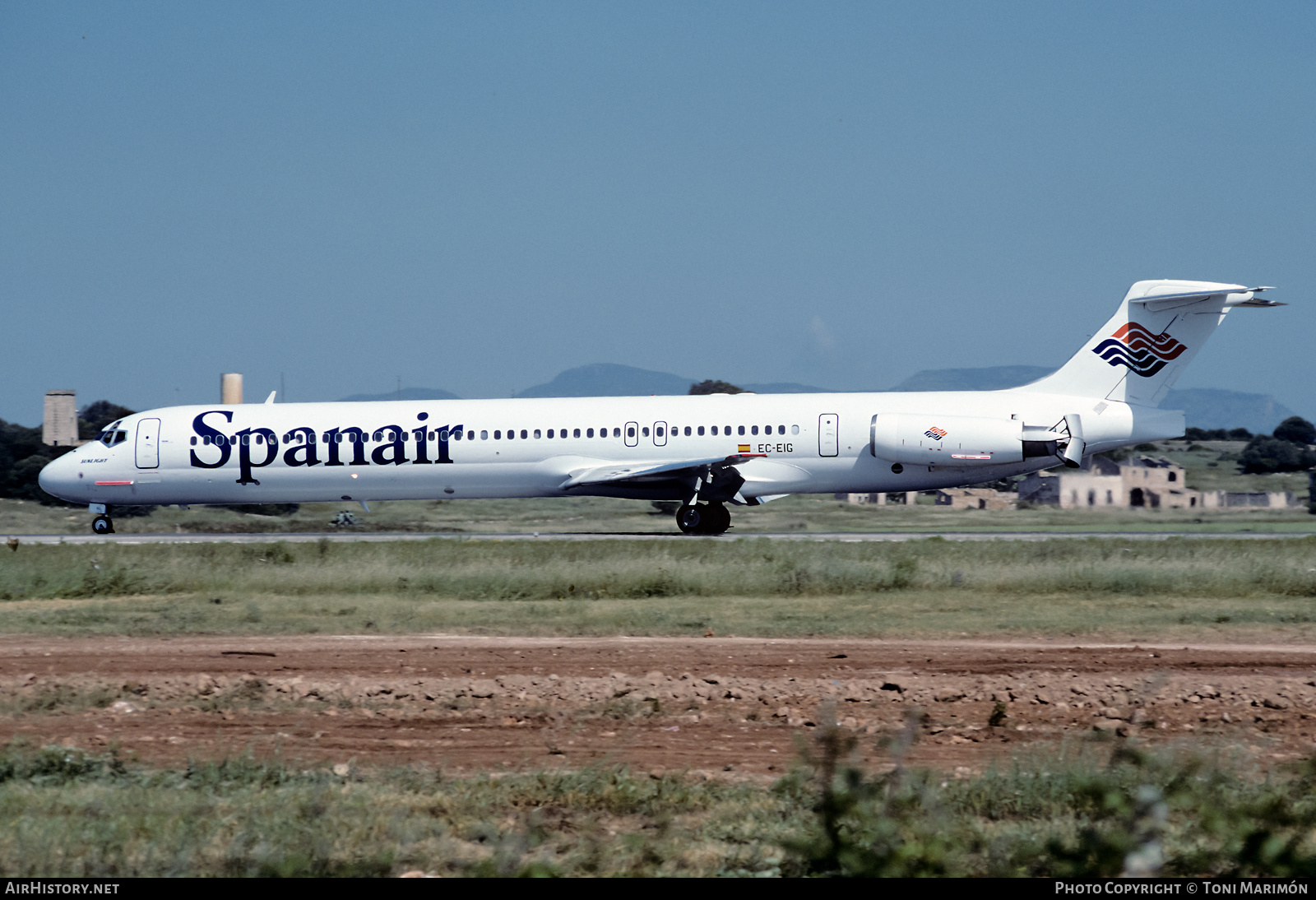 Aircraft Photo of EC-EIG | McDonnell Douglas MD-83 (DC-9-83) | Spanair | AirHistory.net #531315