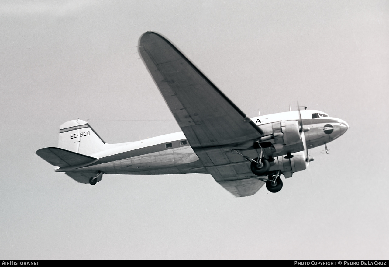 Aircraft Photo of EC-BED | Douglas DC-3C | Spantax | AirHistory.net #531332