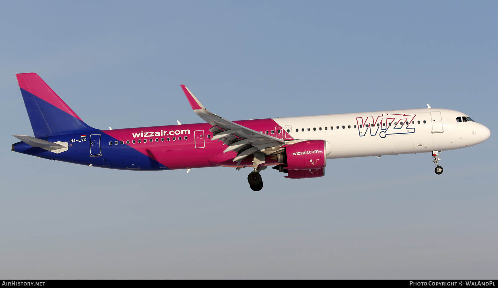 Aircraft Photo of HA-LVG | Airbus A321-271NX | Wizz Air | AirHistory.net #531369