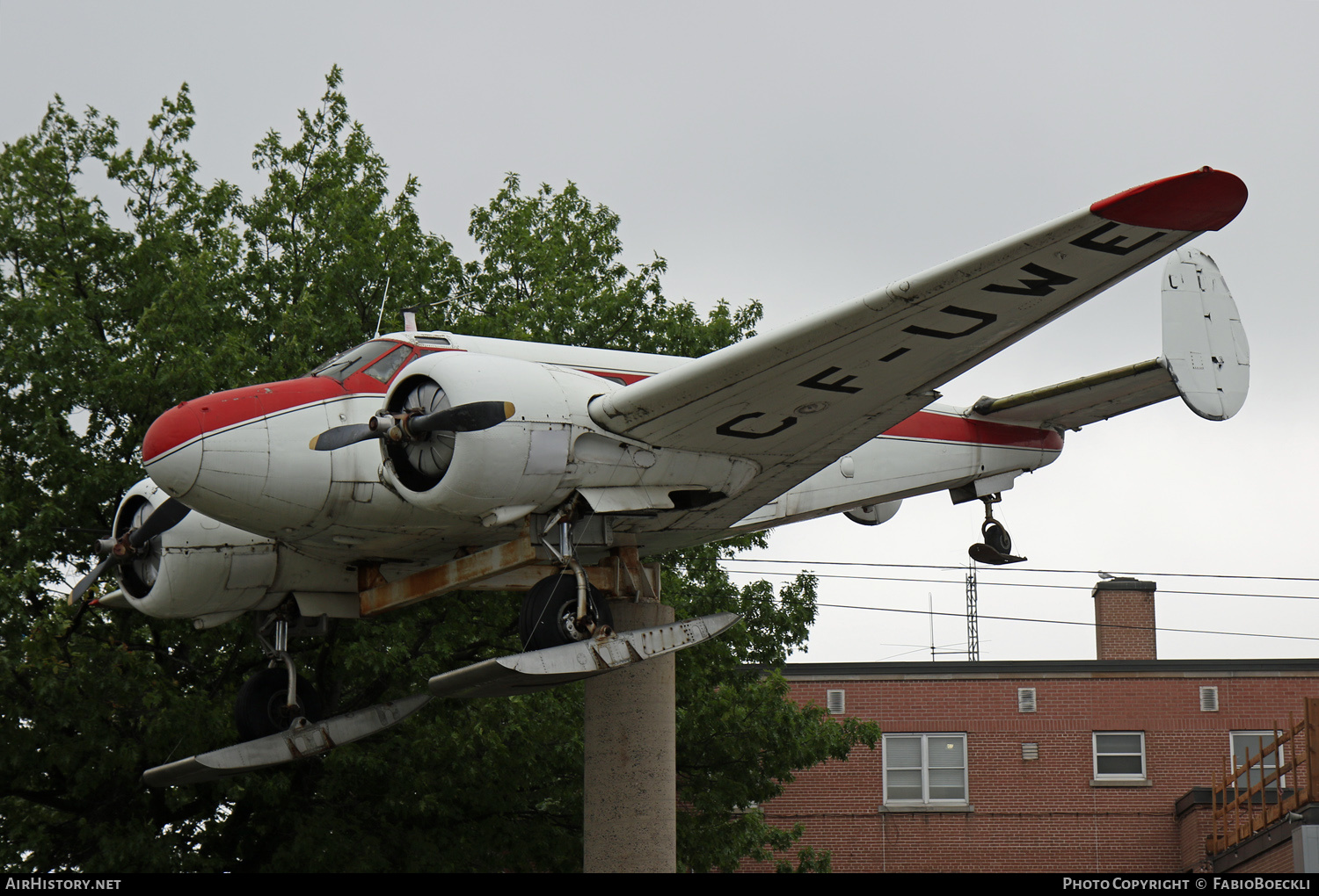 Aircraft Photo of CF-UWE | Beech UC-45F Expeditor | AirHistory.net #531390