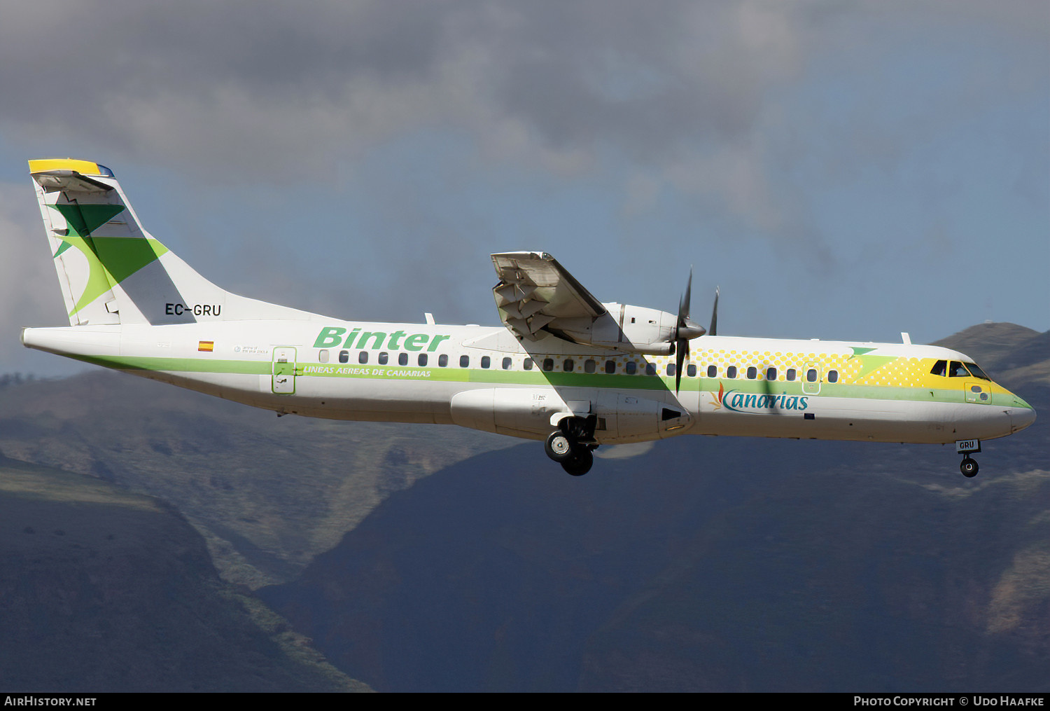 Aircraft Photo of EC-GRU | ATR ATR-72-202 | Binter Canarias | AirHistory.net #531392