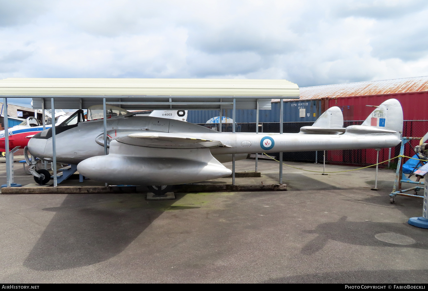 Aircraft Photo of 17012 | De Havilland D.H. 100 Vampire F3 | Canada - Air Force | AirHistory.net #531407