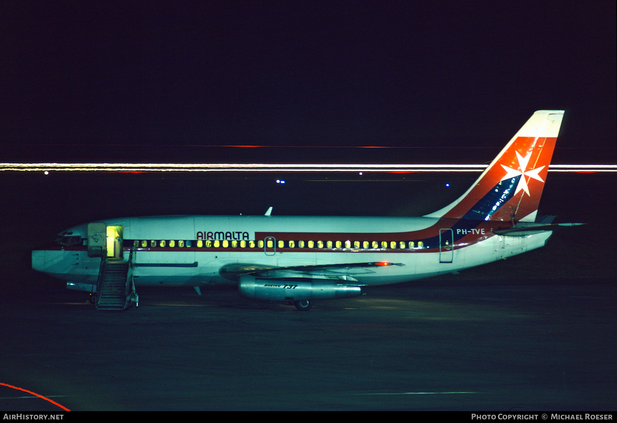 Aircraft Photo of PH-TVE | Boeing 737-2K2C/Adv | Air Malta | AirHistory.net #531418