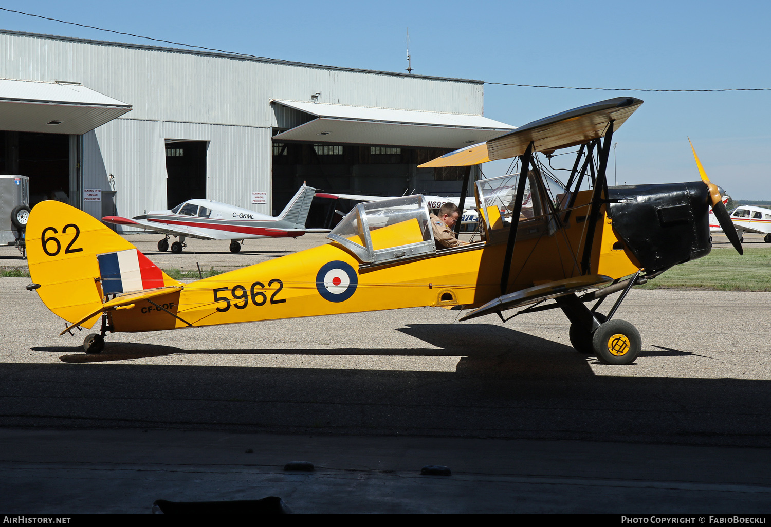 Aircraft Photo of CF-COF / 5962 | De Havilland D.H. 82C Tiger Moth | Canada - Air Force | AirHistory.net #531421