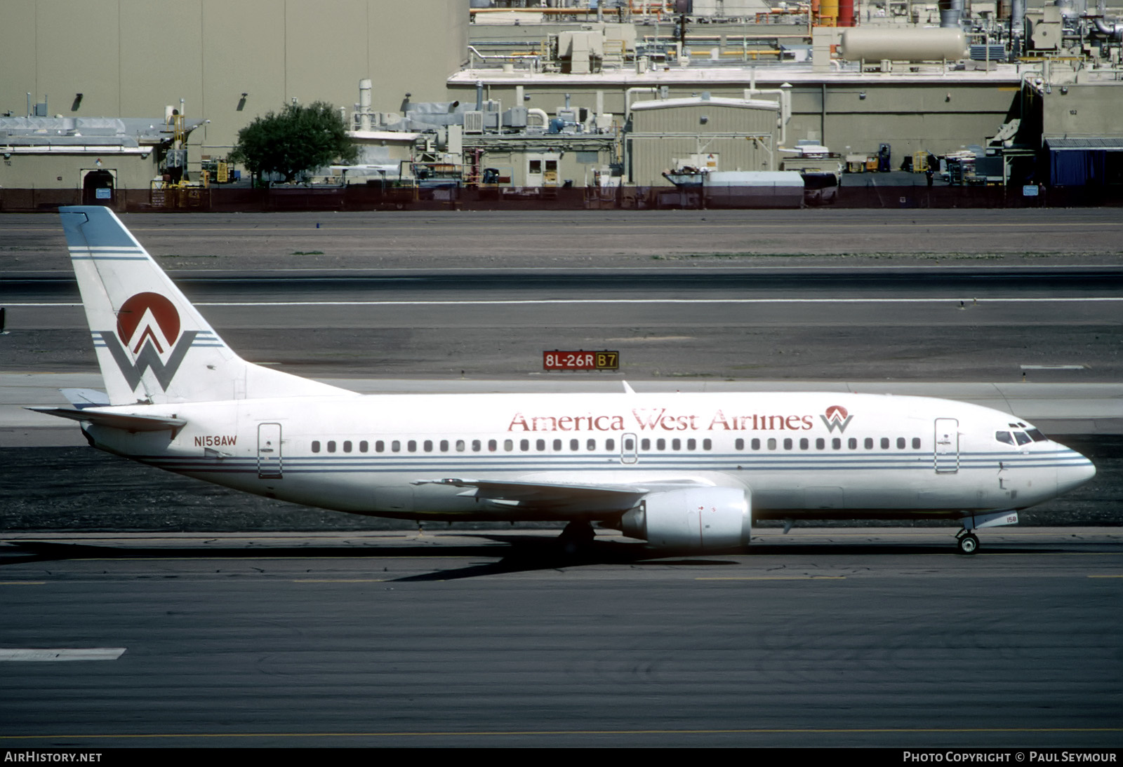 Aircraft Photo of N158AW | Boeing 737-3G7 | America West Airlines | AirHistory.net #531437