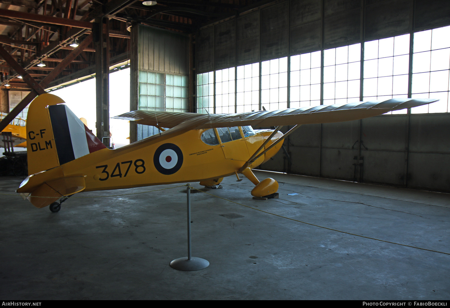 Aircraft Photo of C-FDLM / 3478 | Stinson HW-75X Voyager | Canada - Air Force | AirHistory.net #531440