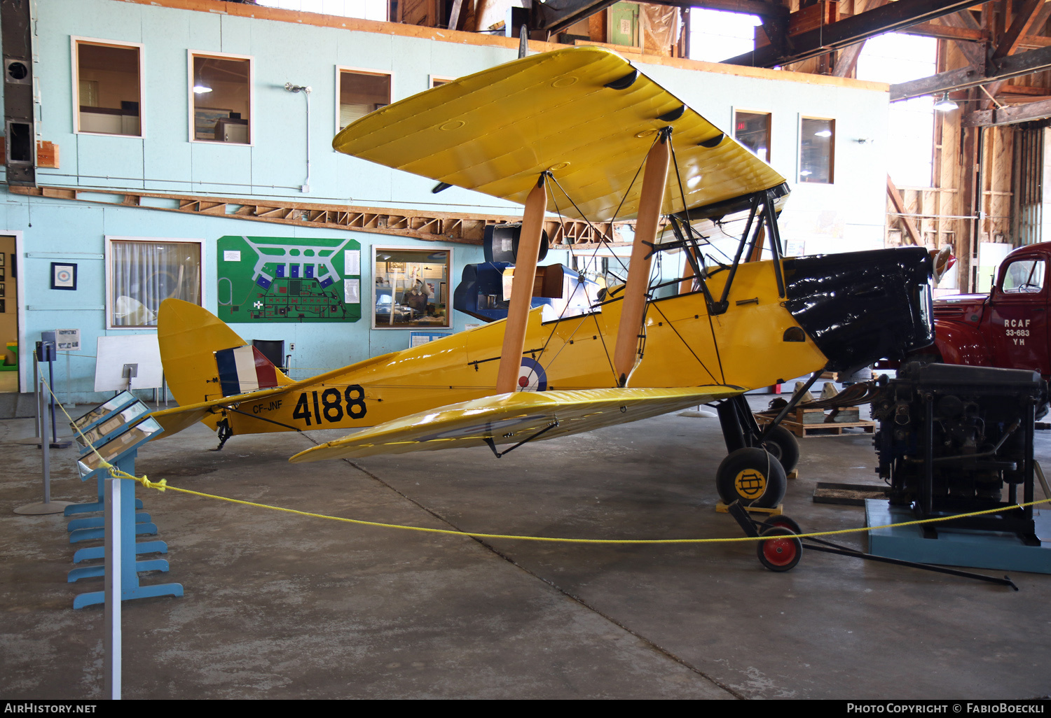 Aircraft Photo of CF-JNF / 4188 | De Havilland D.H. 82A Tiger Moth | Canada - Air Force | AirHistory.net #531445