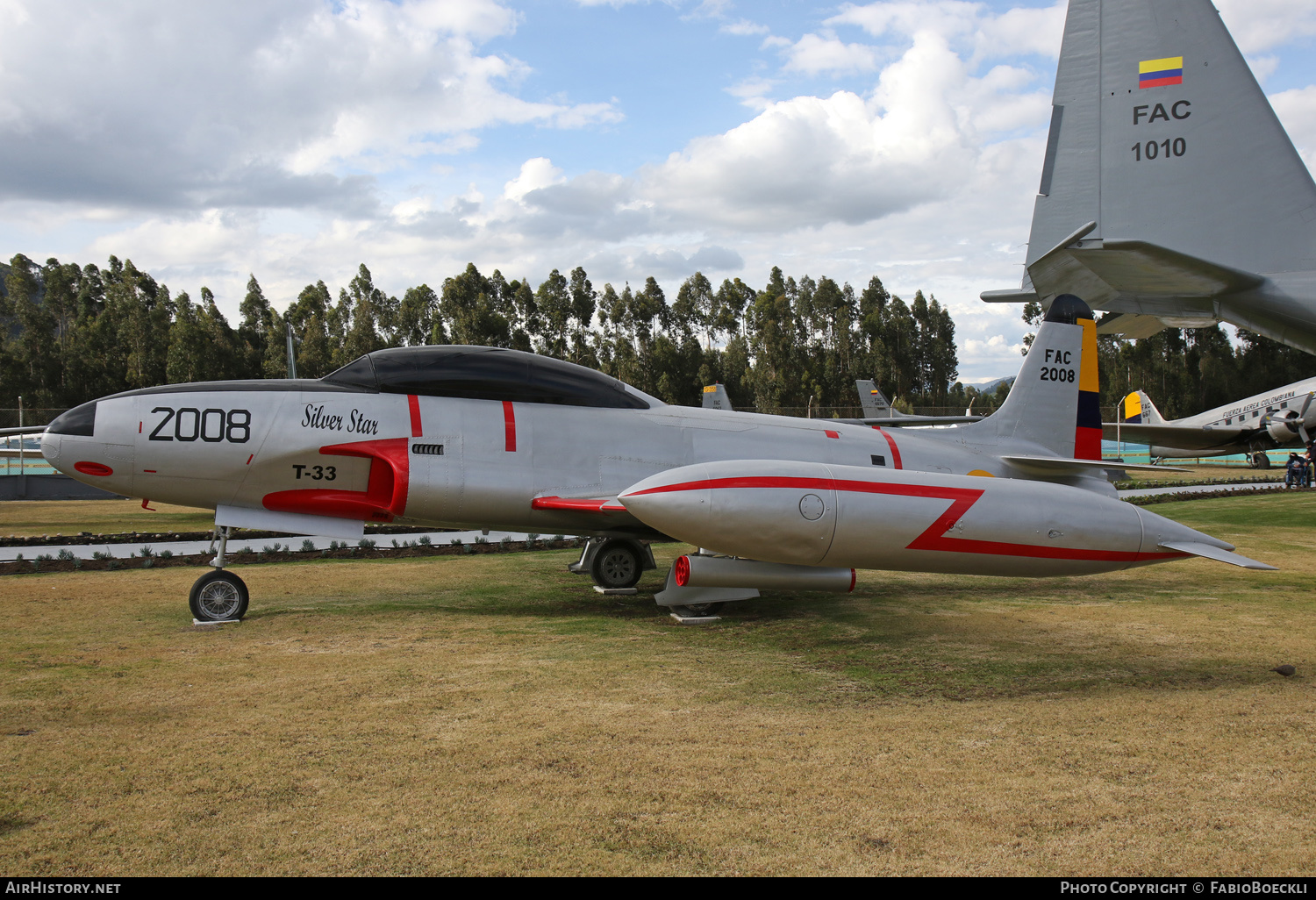 Aircraft Photo of FAC2008 | Lockheed T-33A | Colombia - Air Force | AirHistory.net #531446