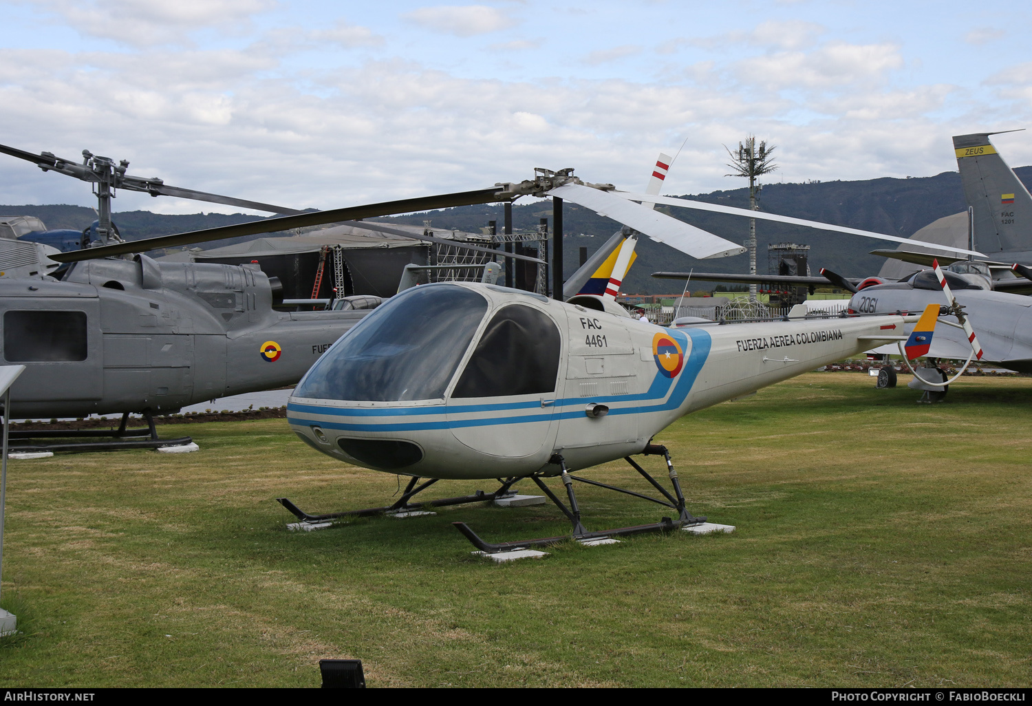 Aircraft Photo of FAC4461 | Enstrom F-28F Falcon | Colombia - Air Force | AirHistory.net #531472