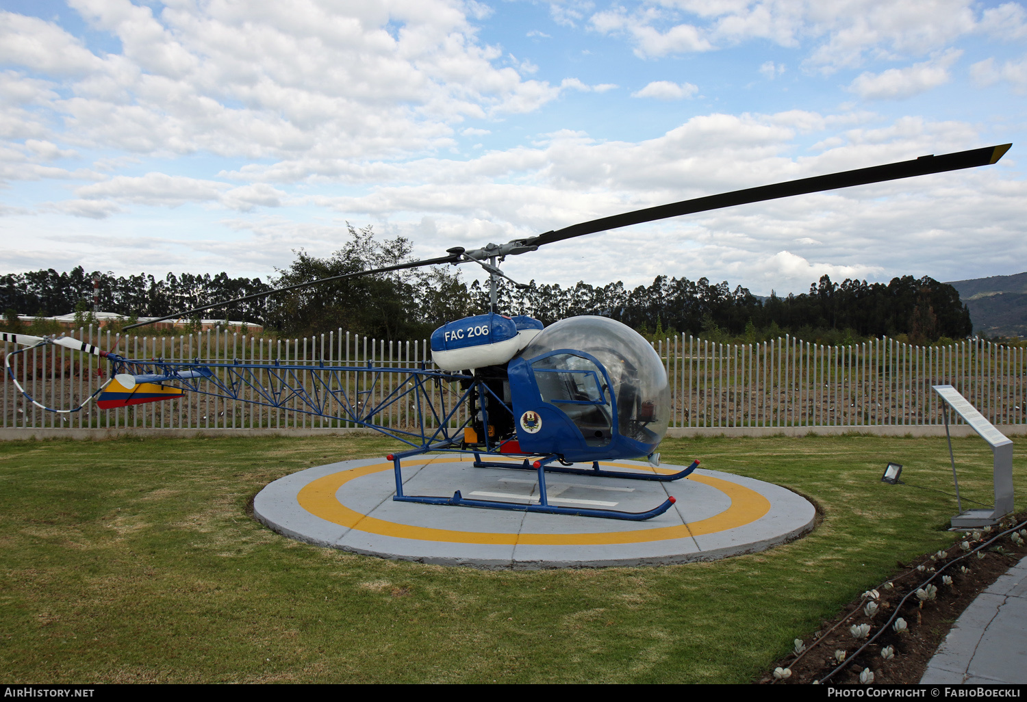 Aircraft Photo of FAC206 | Bell 47G-2 | Colombia - Air Force | AirHistory.net #531522