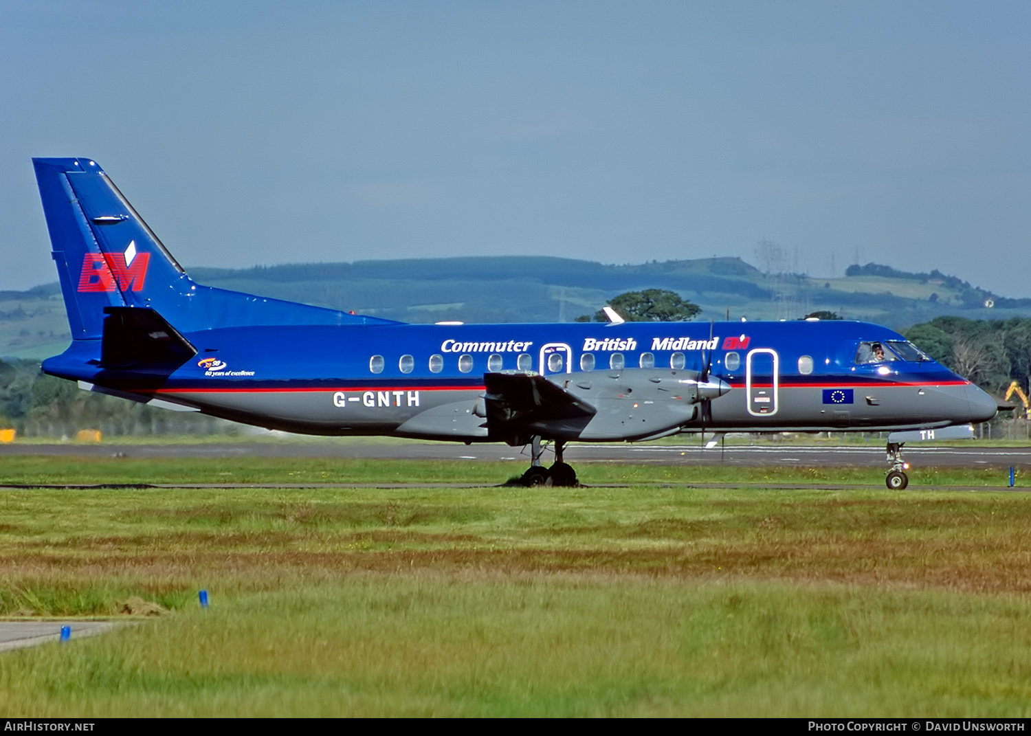 Aircraft Photo of G-GNTH | Saab 340B | British Midland Commuter | AirHistory.net #531535