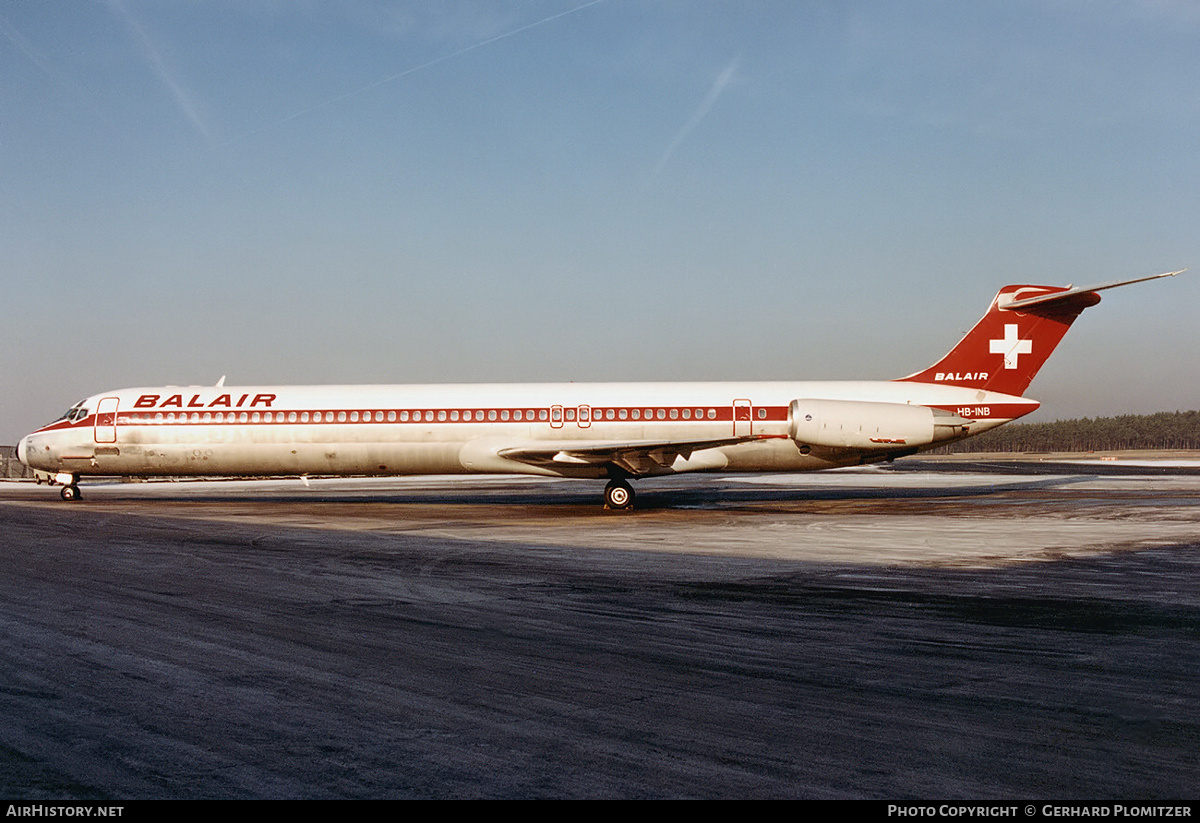 Aircraft Photo of HB-INB | McDonnell Douglas MD-81 (DC-9-81) | Balair | AirHistory.net #531541
