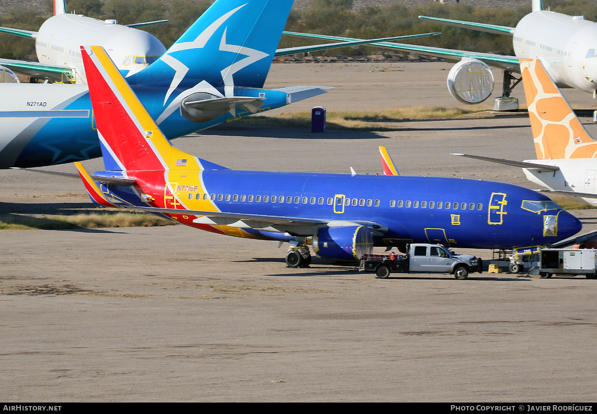 Aircraft Photo of N7816B | Boeing 737-7L9 | Southwest Airlines | AirHistory.net #531617