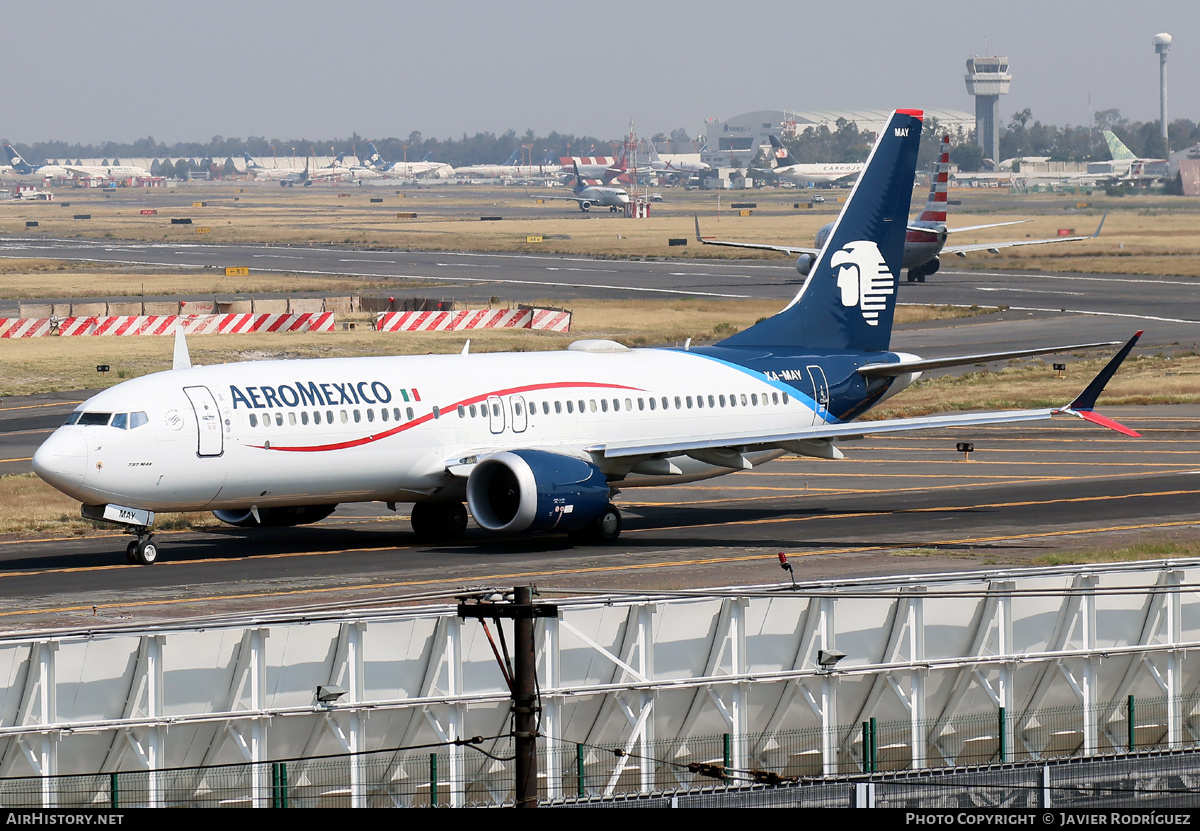 Aircraft Photo of XA-MAY | Boeing 737-8 Max 8 | AeroMéxico | AirHistory.net #531623