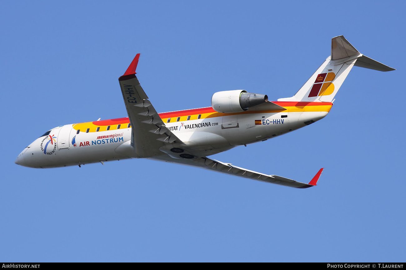 Aircraft Photo of EC-HHV | Bombardier CRJ-200ER (CL-600-2B19) | Iberia Regional | AirHistory.net #531633