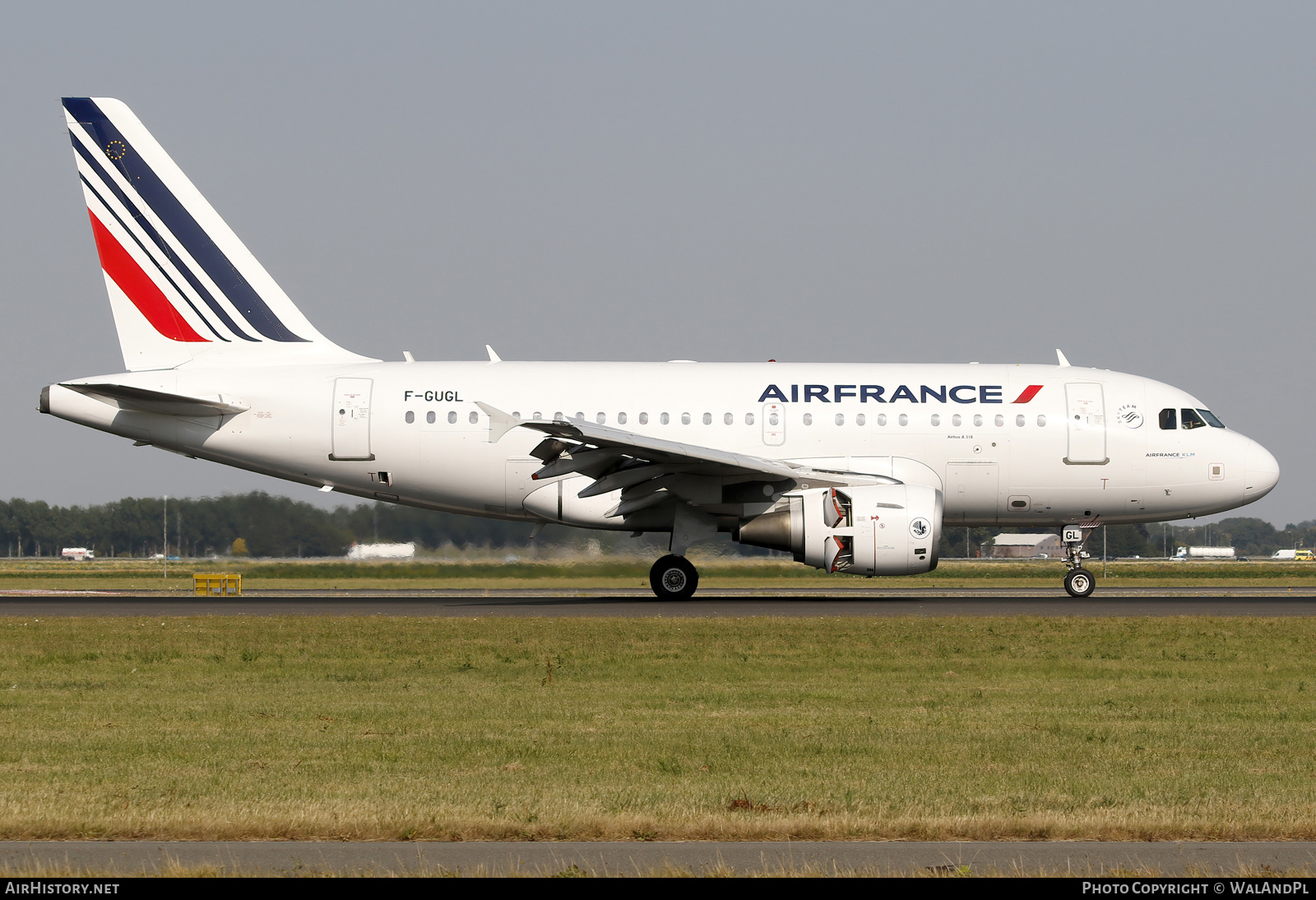 Aircraft Photo of F-GUGL | Airbus A318-111 | Air France | AirHistory.net #531637