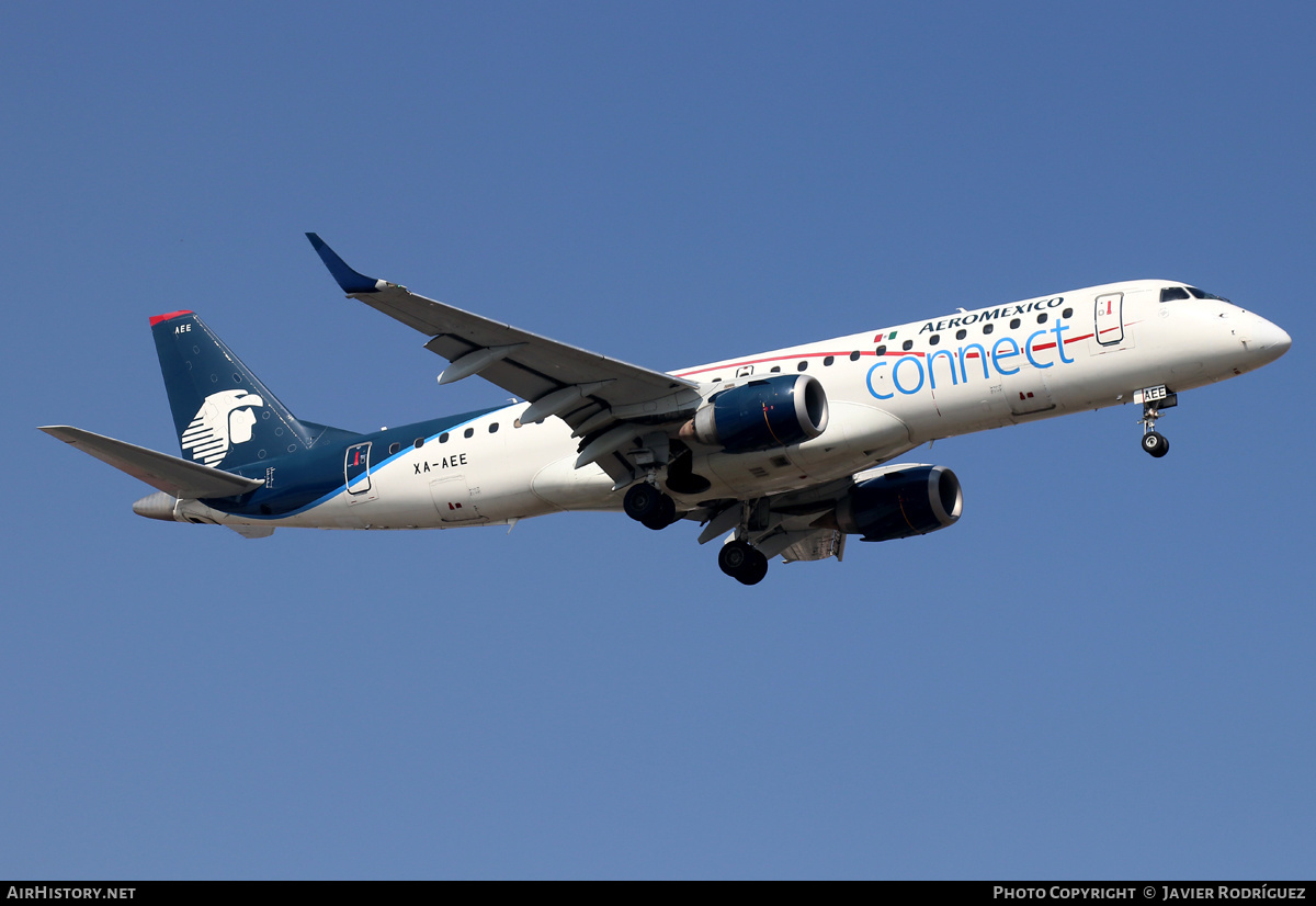Aircraft Photo of XA-AEE | Embraer 190AR (ERJ-190-100IGW) | AeroMéxico Connect | AirHistory.net #531651