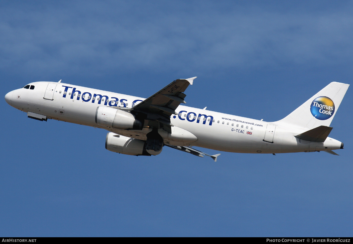 Aircraft Photo of G-TCAC | Airbus A320-232 | Thomas Cook Airlines | AirHistory.net #531652