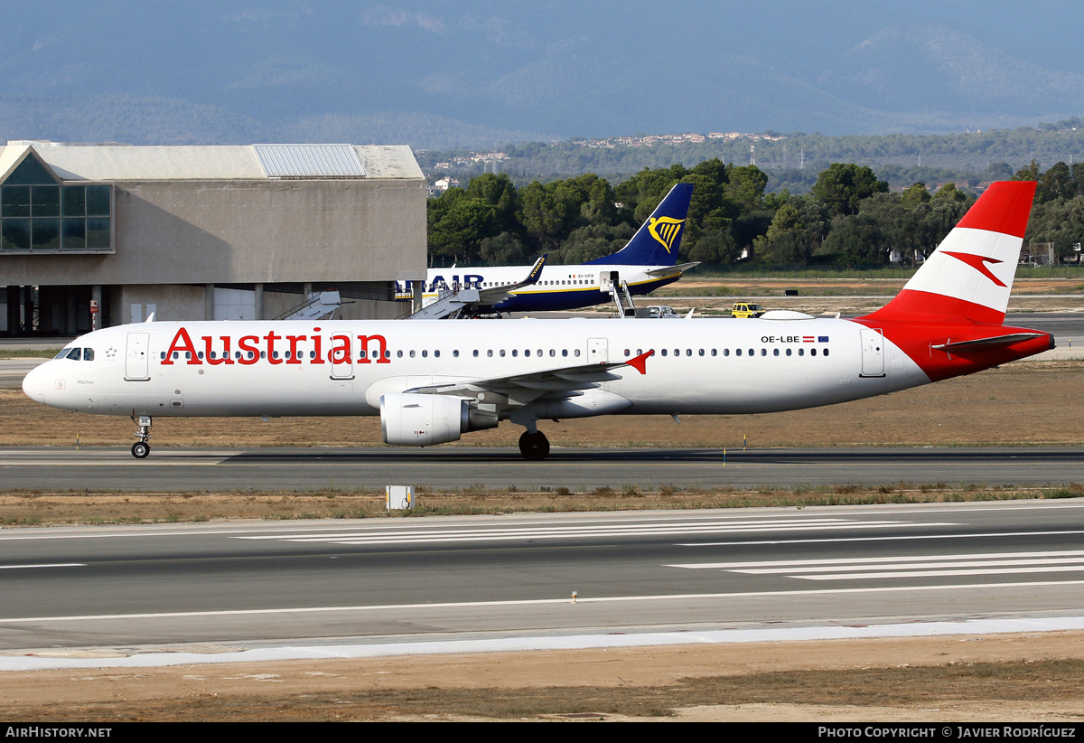 Aircraft Photo of OE-LBE | Airbus A321-211 | Austrian Airlines | AirHistory.net #531658
