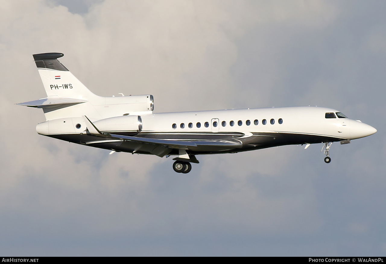 Aircraft Photo of PH-IWS | Dassault Falcon 7X | AirHistory.net #531667
