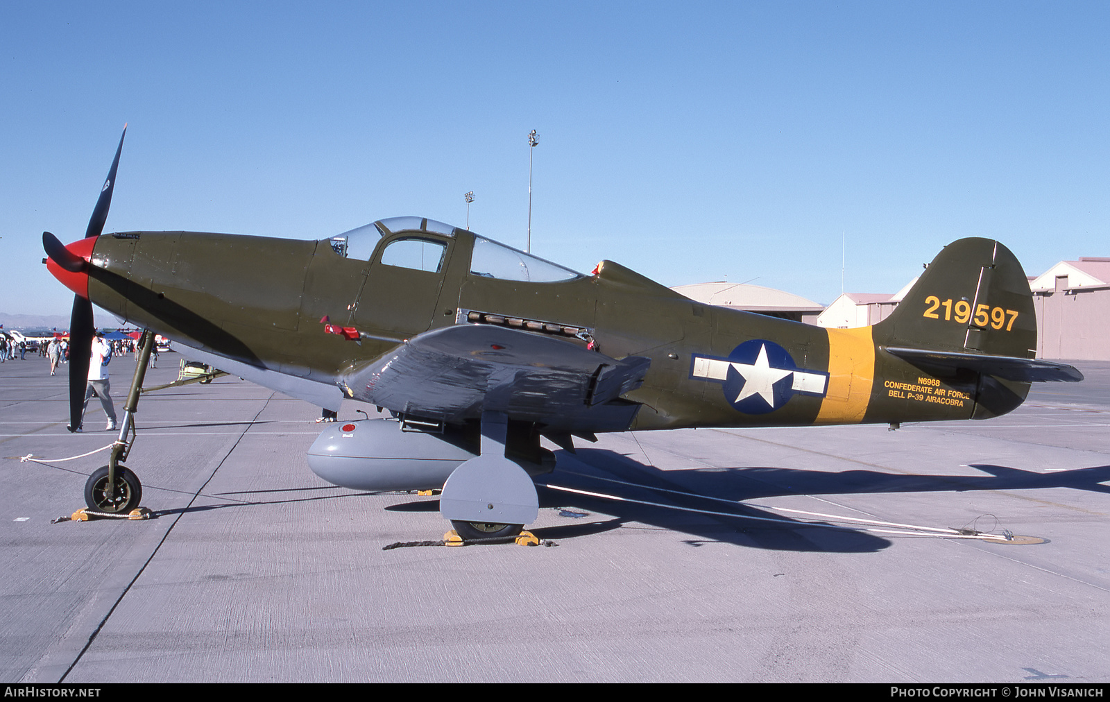 Aircraft Photo of N6968 / 42-19597 | Bell P-39Q Airacobra | Confederate Air Force | USA - Air Force | AirHistory.net #531714