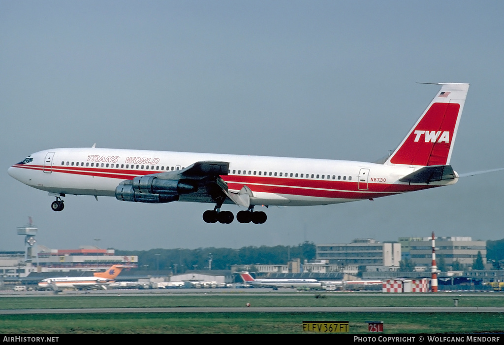 Aircraft Photo of N8730 | Boeing 707-331B | Trans World Airlines - TWA | AirHistory.net #531718