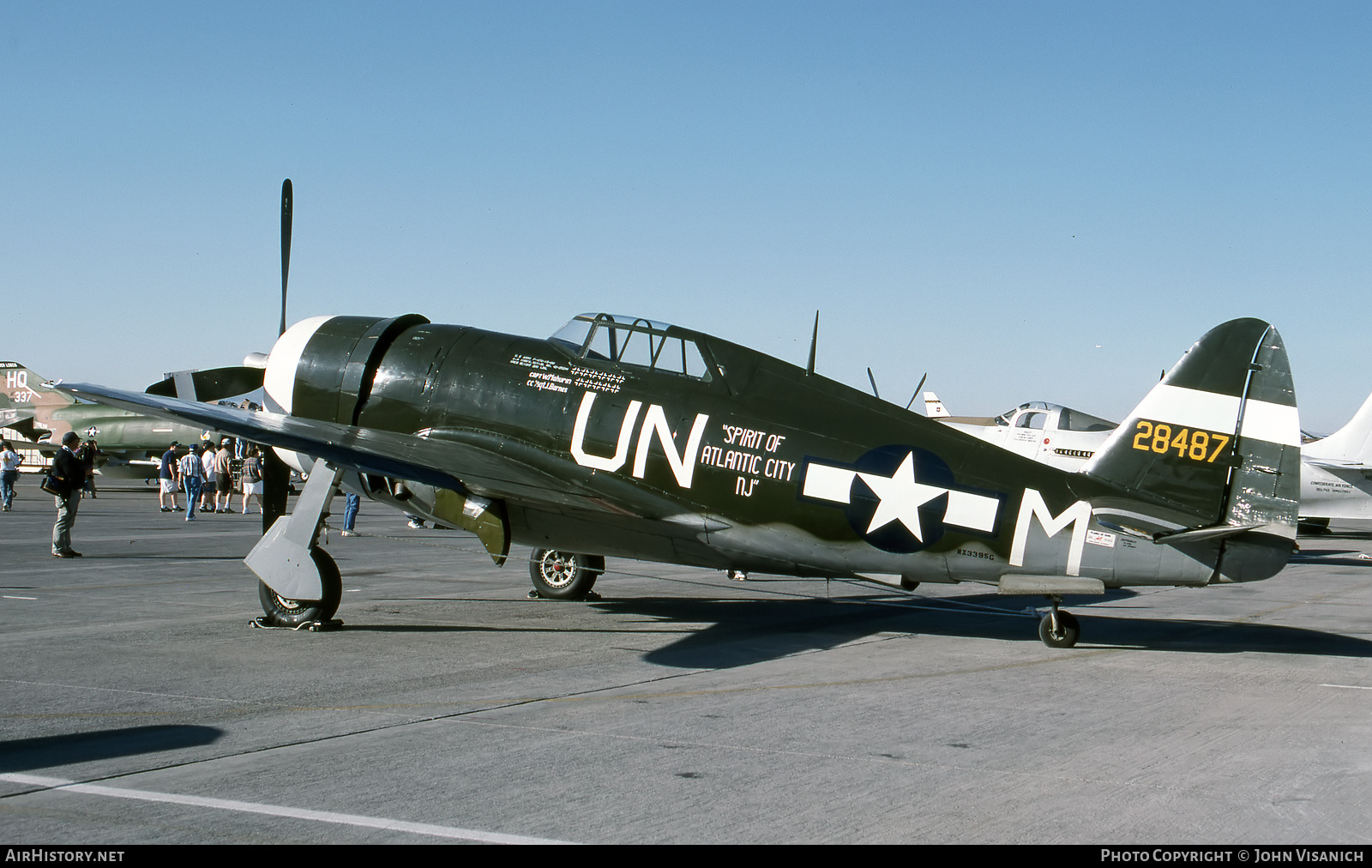 Aircraft Photo of N3395G / NX3395G / 28487 | Republic P-47G Thunderbolt | USA - Air Force | AirHistory.net #531719