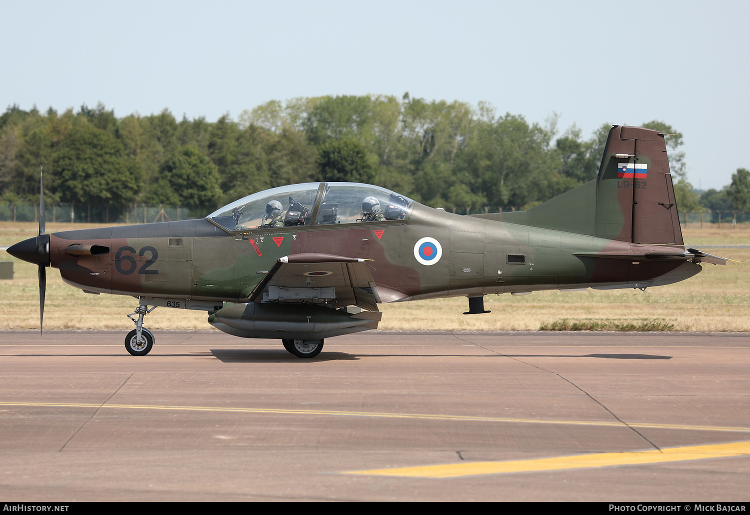 Aircraft Photo of L9-62 | Pilatus PC-9M Hudournik | Slovenia - Air Force | AirHistory.net #531720