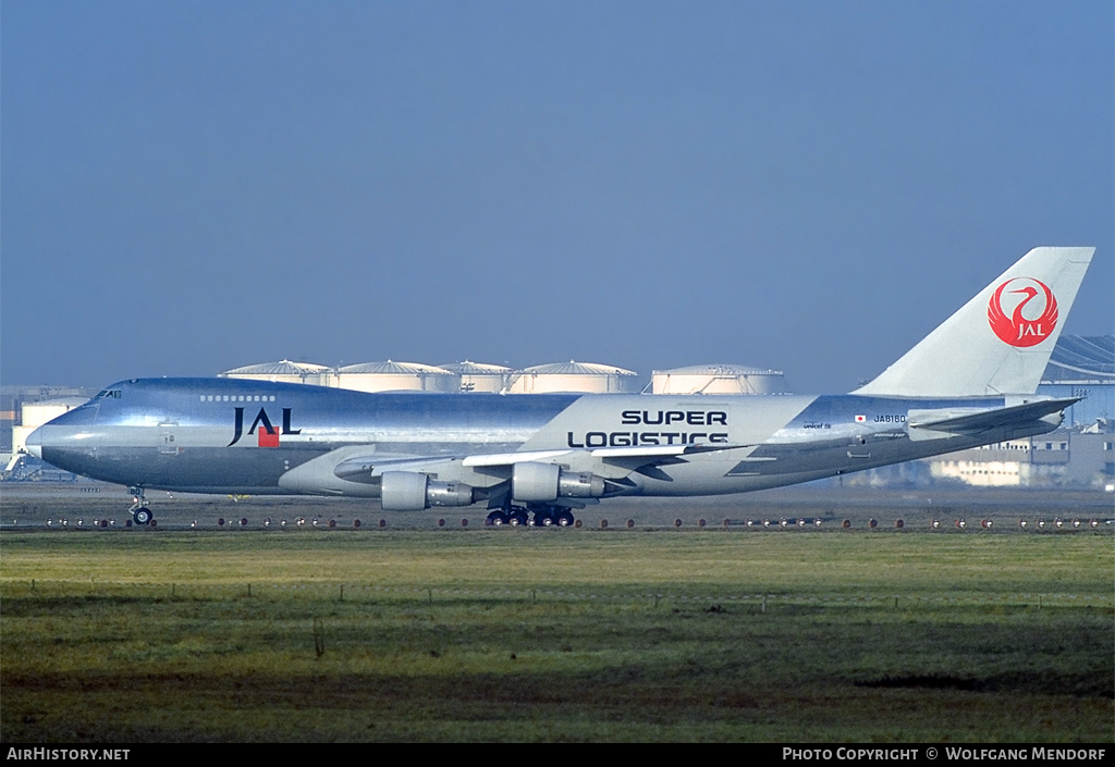 Aircraft Photo of JA8180 | Boeing 747-246F/SCD | Japan Airlines - JAL Super Logistics | AirHistory.net #531727