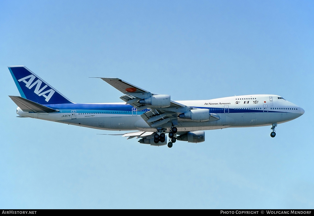 Aircraft Photo of JA8174 | Boeing 747-281B | All Nippon Airways - ANA | AirHistory.net #531730
