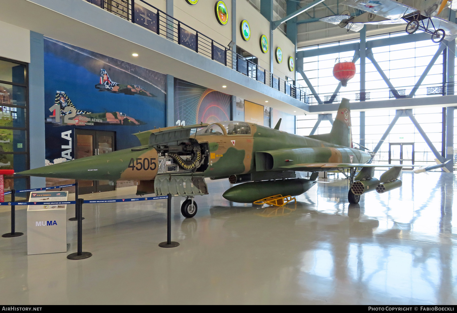 Aircraft Photo of 4505 | Northrop F-5E Tiger II | Mexico - Air Force | AirHistory.net #531736